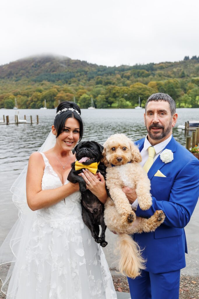 Lake District wedding with dogs