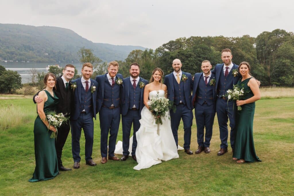 Silverholme family and friends pose